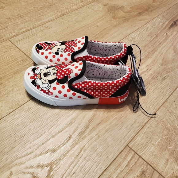 Minnie Mouse Slip On Shoes Girls Size 13 NEW - Picture 3 of 7